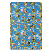 Terug naar School ABC Herhaal ontwerp Mini Klembord (Achterkant)