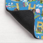 Terug naar School ABC Herhaal ontwerp Muismat (Hoek)