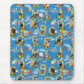 Terug naar School ABC Herhaal ontwerp Muismat (Voorkant)