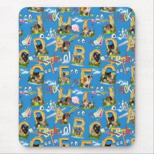 Terug naar School ABC Herhaal ontwerp Muismat