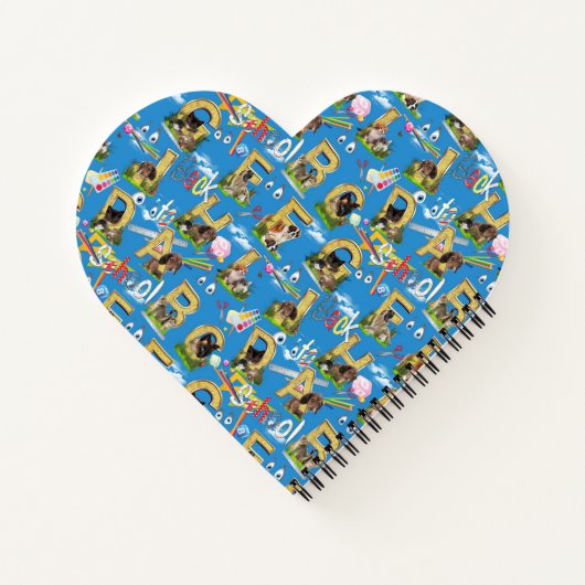 Terug naar School ABC Herhaal ontwerp Notitieboek (Achterkant)