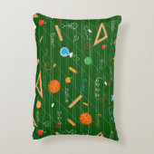 Terug naar school accent kussen (Achterkant (Verticaal))