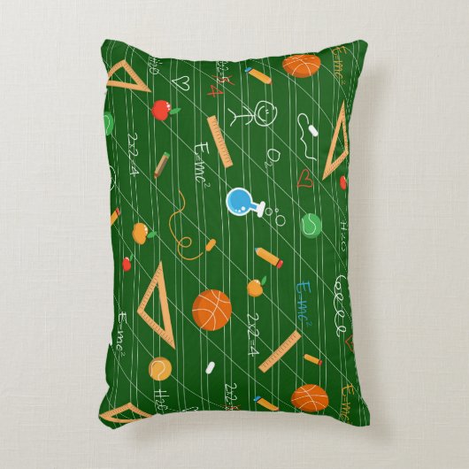 Terug naar school accent kussen (Voorkant(Verticaal))