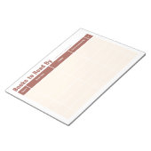 Terug naar School Accessoires lezen Boekenclub Notitieblok (Schuin)