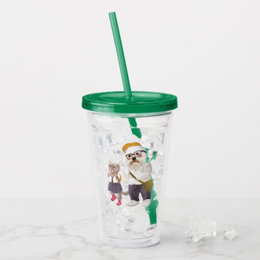 Terug naar School Acryl Drinkbeker (Voorkant ijs)