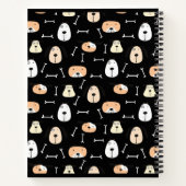 Terug naar school Amerikaans Bulldog Notitieboek (Achterkant)