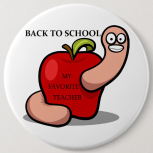 "TERUG NAAR SCHOOL" APPARAAT RONDE BUTTON 6,0 CM