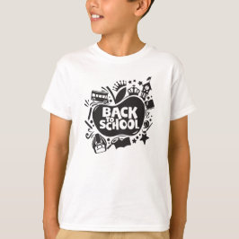Terug naar school Apple Cool Illustratie Kinderen T-shirt