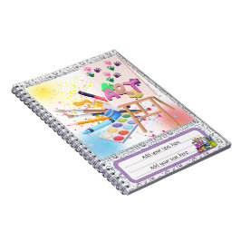 Terug naar School Art Notitieboek