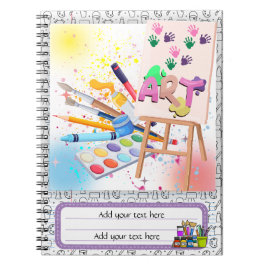 Terug naar School Art Notitieboek