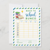 Terug naar School August Bunco-kaart Kaart (Voorkant)