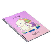 Terug naar School Axolotl Kawaii gepersonaliseerd Notitieboek (Rechterzijde)