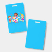 Terug naar school badge (Voor- en achterkant)