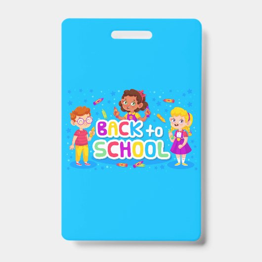 Terug naar school badge (Voorzijde)