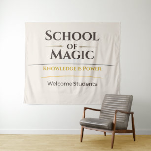 Terug naar school banner klasdecoratie leerkracht wandkleed