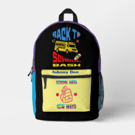 Terug naar school Bash Nieuwe manieren Bedrukte Rugzak