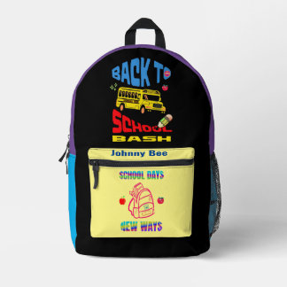 Terug naar school Bash Nieuwe manieren Bedrukte Rugzak