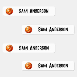 Terug naar school Basketbal Kinder naam Labels