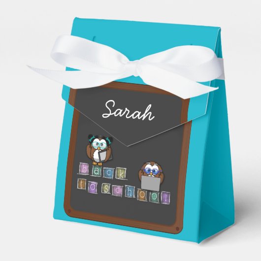 terug naar school bedankdoosjes (Voorkant Zijde)