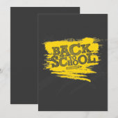 Terug naar school bedankkaart (Voorkant / Achterkant)