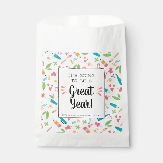 Terug naar school bedankzakje (Voorkant)