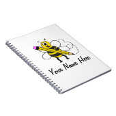 Terug naar school Bee Funny Teacher Custom Notitieboek (Rechterzijde)