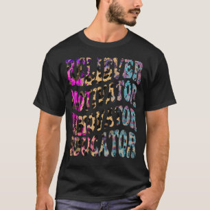 Terug naar School Believer Motivator Innovator Tea T-shirt
