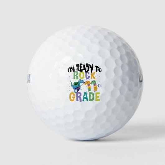 Terug naar school ben ik klaar om 11e gradendinnaa golfballen (Voorkant)