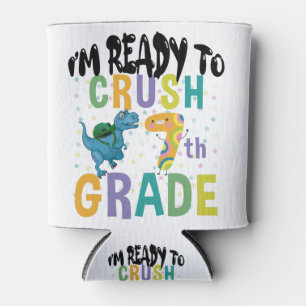 Terug naar school ben ik klaar om 7e klas dino te blikjeskoeler