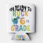 Terug naar school ben ik klaar om de 6de graad din blikjeskoeler (Achterkant)