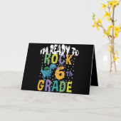 Terug naar school ben ik klaar om de 6de graad din kaart (Gele Bloem)