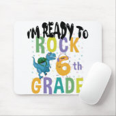 Terug naar school ben ik klaar om de 6de graad din muismat (Met muis)