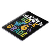 Terug naar school ben ik klaar om de 6de graad din notitieboek (Linkerzijde)