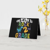 Terug naar school ben ik klaar om de tweede klas d kaart (Gele Bloem)