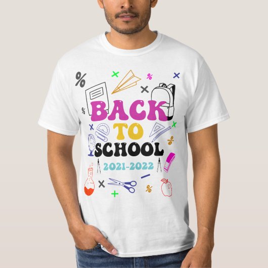 Terug naar school | Beste cadeau voor de eerste sc T-shirt (Voorkant)