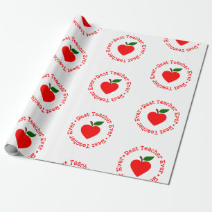 terug naar school beste leraar ooit cadeaupapier