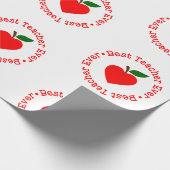 terug naar school beste leraar ooit cadeaupapier (Hoek)