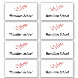 Terug naar School - Bezoekersgroepen Stickers