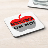 Terug naar school bier onderzetter (Linkerzijde)