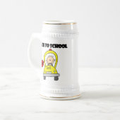 Terug naar school bierpul (Voorkant links)