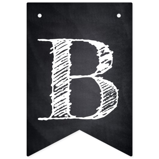 Terug naar School Blackboard Classroom Decoration Vlaggetjes (Tweede vlag)