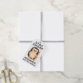 Terug naar school Blijf scherp egel Grappige leuke Cadeaulabel (Met Touw)