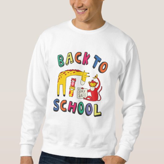 Terug naar school - Blijf veilig Trui (Voorkant)