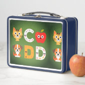 Terug naar school Blue Metal Lunch Box (In situ)
