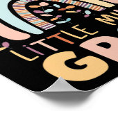 Terug-naar-school Boho Helping Little Minds Grow T Poster (Hoek)