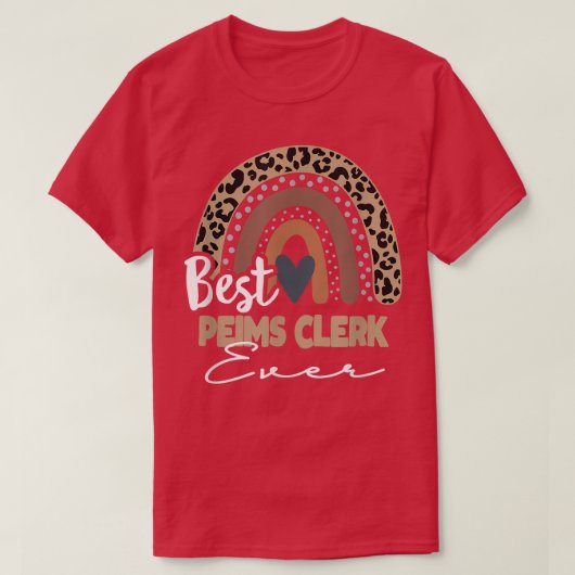 Terug naar school Boho Rainbow, Peims Clerk T-shirt (Design voorkant)