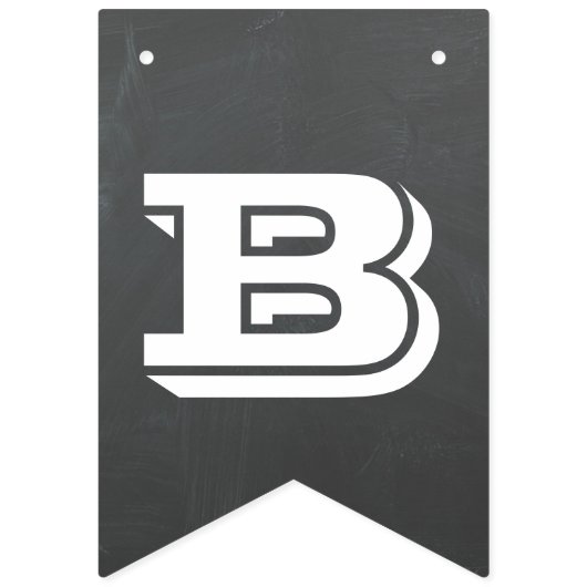 Terug naar school - bord ontwerpbanner vlaggetjes (Tweede vlag)