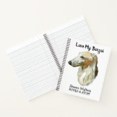 Terug naar school Borzoi schrift Notitieboek (Binnen)