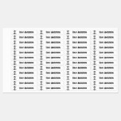 Terug naar School Boys IJshockey Kinder naam Labels (Vel)