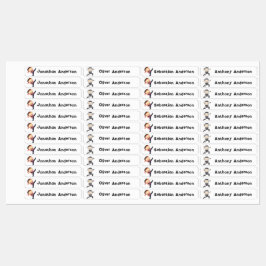 Terug naar School Boys Leuke Ninja Kinder naam Labels